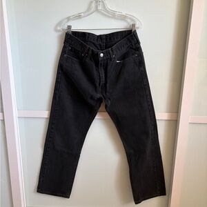 Levi's Black Men's Straight Jeans